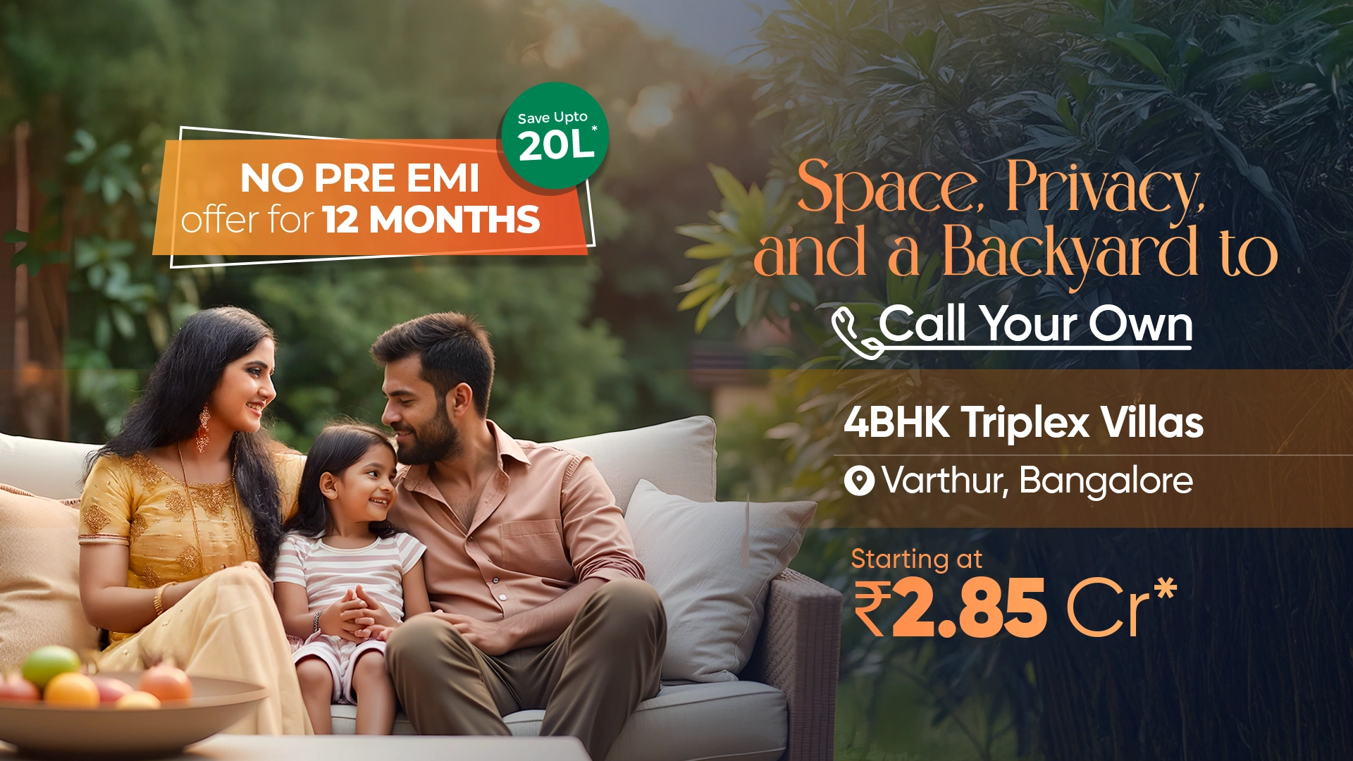 Desktop Banner - 4BHK Villas